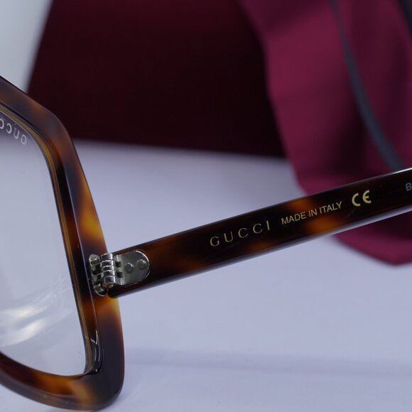 Gucci GG0625S 001 Square Sunglasses - Havana/Transparent - Picture 5 of 10